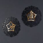 IWA concept Allah and Muhammad Acrylic Islamic Wall Art, Arabic Calligraphy Room Decor, the Right Gift for Ramadan and Muslim Friends 