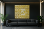 99 Names of Allah Premium Elegant Decor, Islamic Wall Art